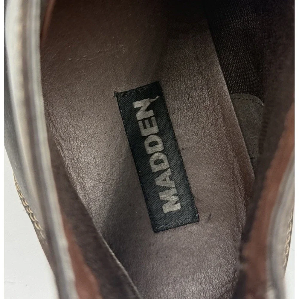 Madden Chukka Ankle Boots Men's Size 10M Lace Up Round Toe Brown Casual Classic